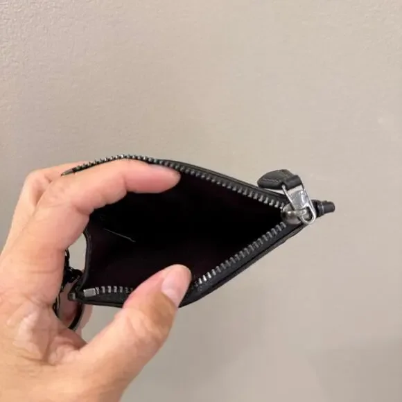 Coach CAT65 Mini Skinny Id Case With Floral Applique - Picture 4 of 5